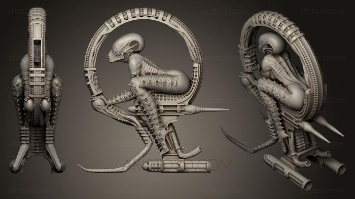 Figurines heroes, monsters and demons (STKM_0517) 3D model for CNC machine